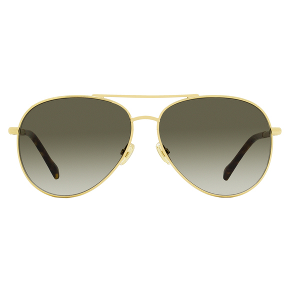Jimmy Choo Pilot Devan Sunglasses 06JHA Gold/Havana 59mm - Picture 2 of 2